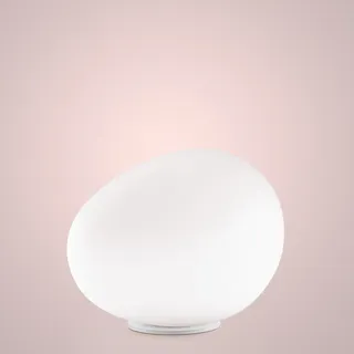 Tischleuchte Foscarini, Weiß, für Wohnzimmer, Kunststoff - 47 - 40 - 40
