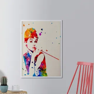 POSTER Audrey Hepburn 30X40cm Rahmenlos