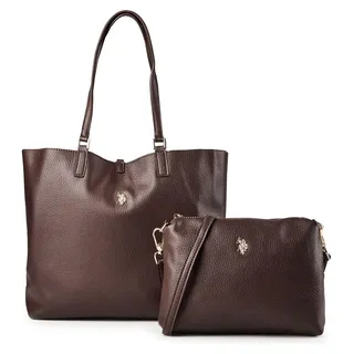 U.S. Polo Assn. Rogersville Shopper Tasche 33 cm - Dunkelbraun