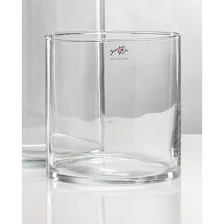 Sandra Rich 5X Glasvase CYLI Glas Vase Tischvase Blumenvase Zylinder 20 cm