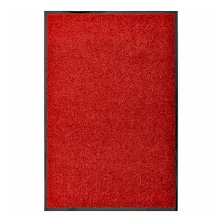 vidaXL Fußmatte 60 x 90 cm Rot