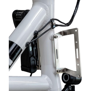 Fahrer Multiadapter für i:SY Kompakträder - Adapter für Vier Zubehörteile, Flaschenhalter, Schloßhalter, aus Edelstahl