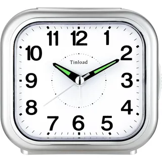 Tinload Seniorenwecker Extra Deutlich Analog Quarz Ohne Ticken Große Zahlen Extr