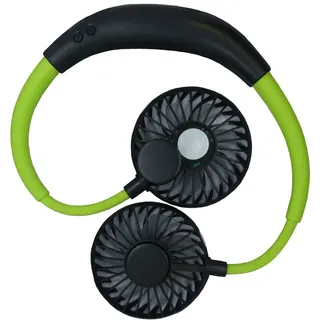 Lüfter mit Nackenhalterung Ventilator Nackenband Umhängeventilator wiederaufl...