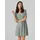 Minikleid Gemustert Grün 36