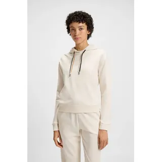 BOSS Hoodie CP Stripe Hoodie mit kontrastfarbener Kordel weiß M (38)
