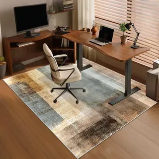 Bodenschutzmatte Gaming Stuhl Unterlage, bürostuhlmatte rutschfeste Bürostuhlunterlage, Bodenmatte Computerstuhl Teppiche Kratzfeste Stuhlunterlage, Schutzmatte Unterlage für Bürostühle 180 x 230 cm