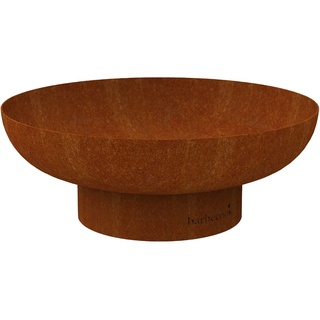 Barbecook Jack feuerschale 75 cm, gartendeko rostoptik, Cortenstahl, 75 x 30 cm