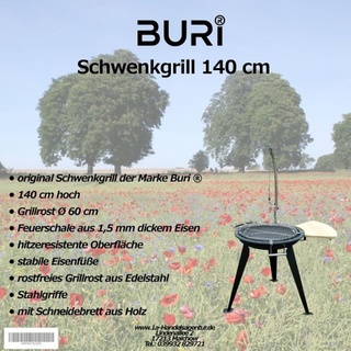 BURI Schwenkgrill 140 cm
