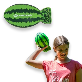 Schildkröt Splash Ball im Wassermelonen-Stil, aufblasbarer Wasserball aus griffigem Neopren für Indoor, Garten, Pool, Meer und Strand