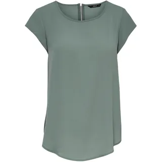 Only Damen T-Shirt onlVIC S/S SOLID Grün 36