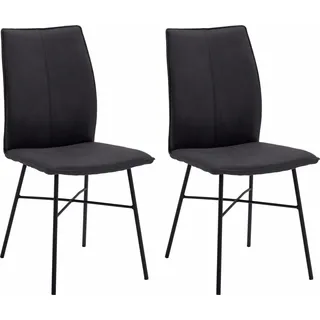 Niehoff Capri 4-Fußstuhl 46 x 57 x 93 cm grau 2 St.