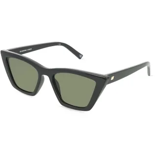 LE SPECS VELODROME Damen-Sonnenbrille Vollrand Cat Eye Kunststoff-Gestell, schwarz