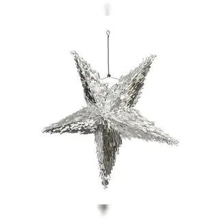 Partydeco Piñata 68x68x30 cm Stern Silber