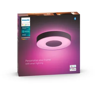 Philips Xamento 1 Leuchtmittel rund schwarz