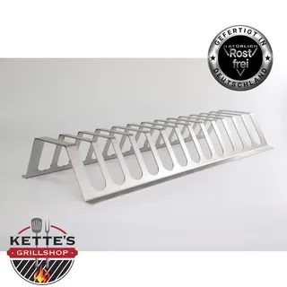 Edelstahl " Spare Ribs Halter"  XXL , BBQ , Rib Holder ,Rib Rack,Smoker
