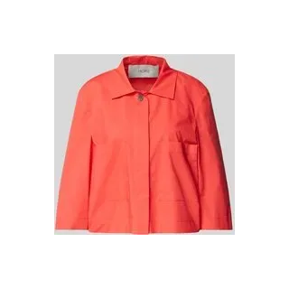 Cropped Bluse mit Eingrifftaschen, Rot, 42