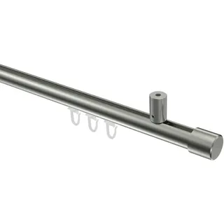 Interdeco Innenlaufgarnitur 1-läufig Ø 20 mm 100 cm Edelstahl-Optik