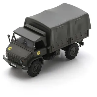Schuco 451870022 - MB Unimog S404 Olivgrün 1:87