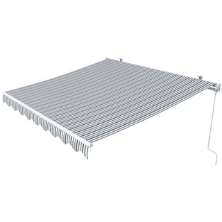 Gelenkarmmarkise Easy 2,95x2 m, grau-weiß (Multi) | paramondo Sonnenschutz Markise