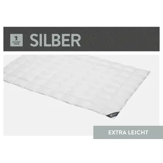 SPESSARTTRAUM Silber extra leicht 200 x 200 cm