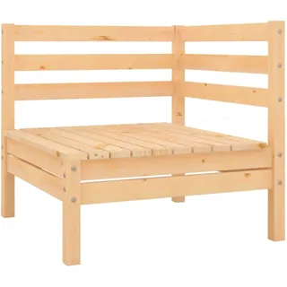 vidaXL Garten-Ecksofas 2-tlg. braun