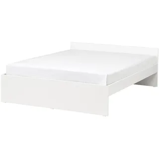 IKEA VIHALS Bettgestell+Mittelbal/Federholzrahm weiß/Luröy 180x200 cm
