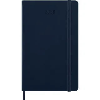 Moleskine Tageskalender 2026 Klassik 1 Tag auf 1 Seite Large Hardcover Saphir