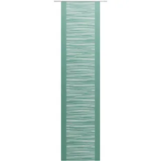 Neutex for you! Padova Schiebegardine Klettband Striche 57x145 cm petrol