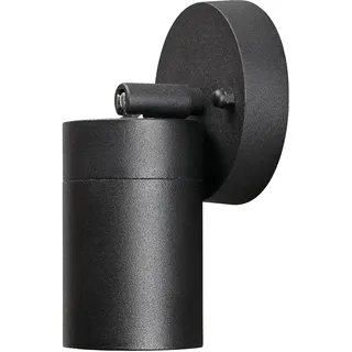 Konstsmide Außenwandleuchte Aluminium schwarz 15,0 cm schwenkbar IP44