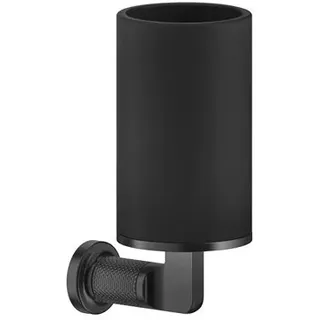 GESSI Becherhalter Glas Dunkel Badaccessoire Schwarz