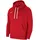 Hoodie Rot/Weiß S