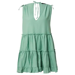 Trendyol Sommerkleid (1-tlg) Rüschen grün 38