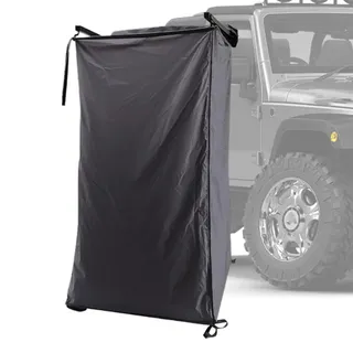 Duschvorhang Außendusche für Wohnmobil, Privatsphäre, Camping, zum Wechseln, WC, Außenpool, Wandern, Hof, Garten, Terrasse, Balkon,