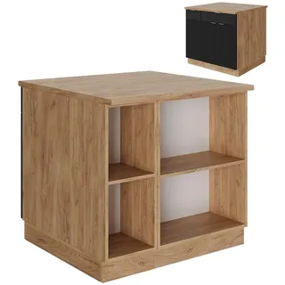 Vicco Kochinsel Fame-Line 60 x 82 x 90 cm Schwarz