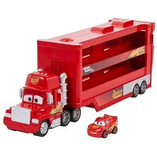 Mattel® Spielzeug-LKW Mattel GNW34: Disney Cars - Mini Racer, Transporter+Fahrzeug, Lightnin bunt