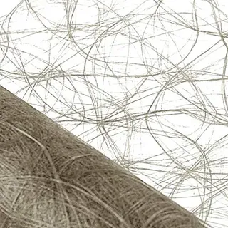 Sizoweb 5m, 20m, 25m Rolle 30cm oder 20cm breit Original Tischläufer Tischband Dekoration Fest Hochzeit Geburtstag Kommunion Taufe (20m x 20cm, Taupe 9150)