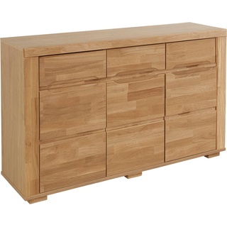 Home affaire Sideboard Denis, Breite 140 cm braun