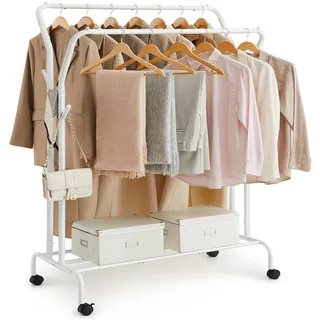 Songmics Garderobenständer HSR107W01 Weiß