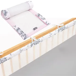 Bettumrandung Babybett, Kinderbett Umrandung 360x30 cm Bettumrandung, Nestchen Babybett Umrandung, gitterbett schutz