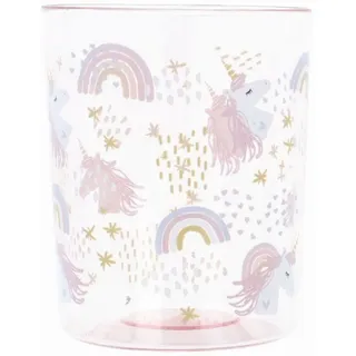 PARSA Beauty Zahnputzbecher Kids Zahnputzbecher Einhorn, fröhliches Badaccessoire für Kinder rosa
