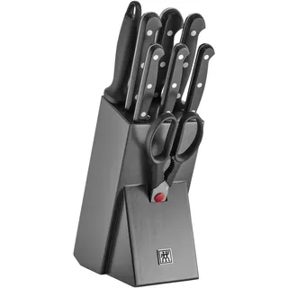 ZWILLING TWIN Chef 2 9-tlg, Messerblockset, Anthrazit