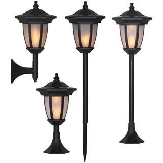 StarTrading 4in1 LED Solarleuchte schwarz 480-07