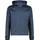 Jacket Zip Hood Blau 46