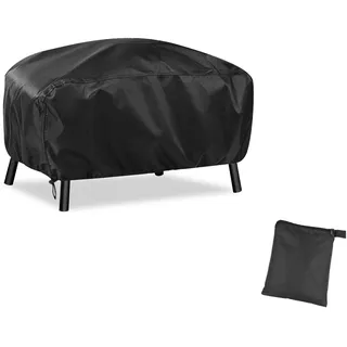 Newbob Grill Abdeckhaube, 70x47x30cm Grillabdeckung Wetterfest Universal für Weber/Enders Portabler BBQ Grill Abdeckung 420D Oxford Robust Wasserdicht Grill Abdeckplane