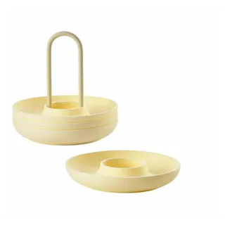 ZONE Denmark Eierbecher Singles in Limestone (4er-Set)
