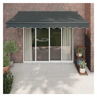 furnicato Markise Einziehbar 3 x 2,5 m anthrazit