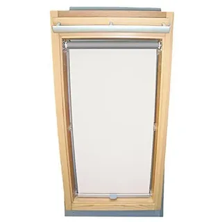 Hochwertiges Abdunkelungsrollo Rollo Thermo weiss für Velux DKL/RHL-EP GGL,GPL,GHL,GTL,GXL,GDL 306 ALU // Verdunkelungsrollo/Verdunkelungs-Rollo/Fensterrollo