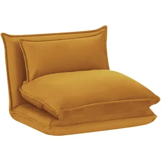 Drawer Klappsessel, Gelb, Textil, 83x59x77 cm, Wohnzimmer, Sessel, Schlafsessel
