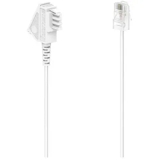 Hama DSL Anschlusskabel [1x TAE-F-Stecker - 1x RJ45-Stecker 8p2c] 6 m Weiß